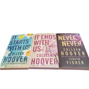 Colleen Hoover Bestseller Paperback Bundle: It Starts with Us It Ends
